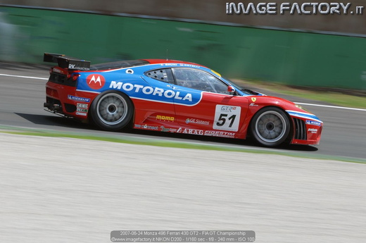 2007-06-24 Monza 496 Ferrari 430 GT2 - FIA GT Championship
